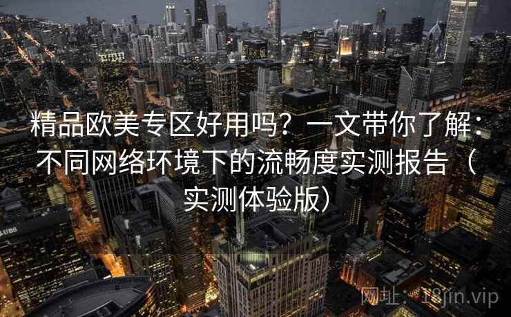 精品欧美专区好用吗？一文带你了解：不同网络环境下的流畅度实测报告（实测体验版）