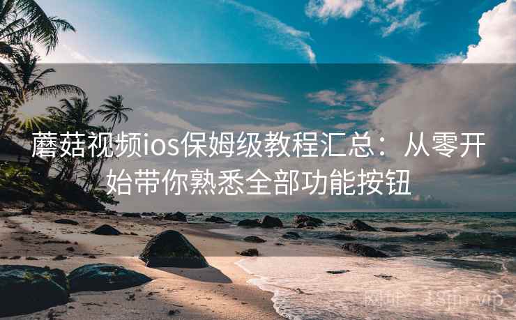 蘑菇视频ios保姆级教程汇总：从零开始带你熟悉全部功能按钮