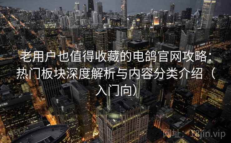 老用户也值得收藏的电鸽官网攻略：热门板块深度解析与内容分类介绍（入门向）