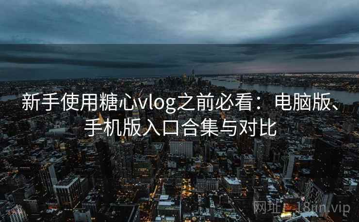 新手使用糖心vlog之前必看：电脑版、手机版入口合集与对比