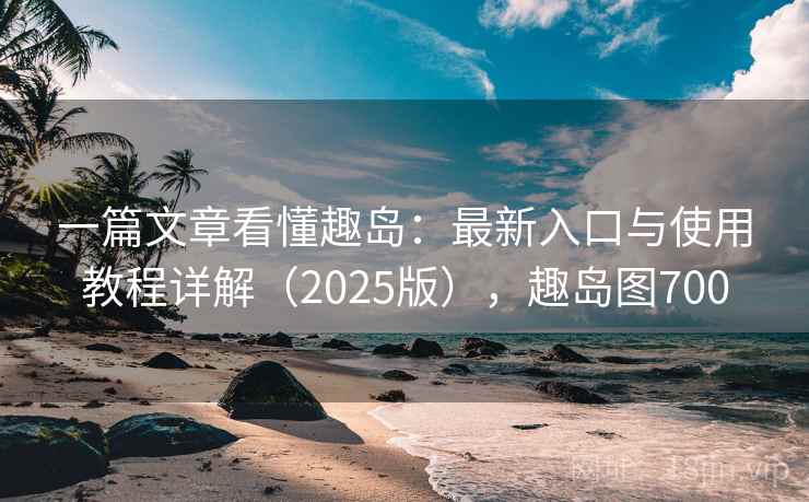 一篇文章看懂趣岛：最新入口与使用教程详解（2025版），趣岛图700